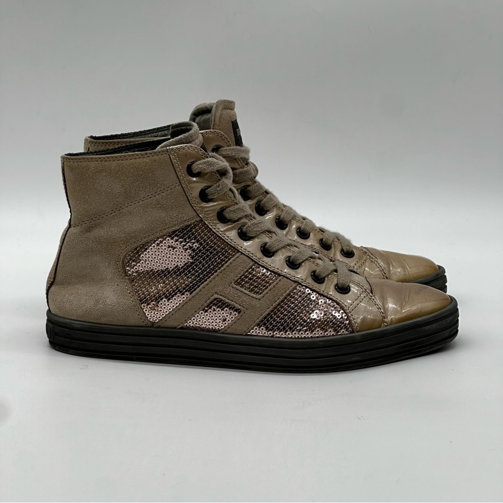 Hogan Rebel Hi Top Sneakers. Size 7